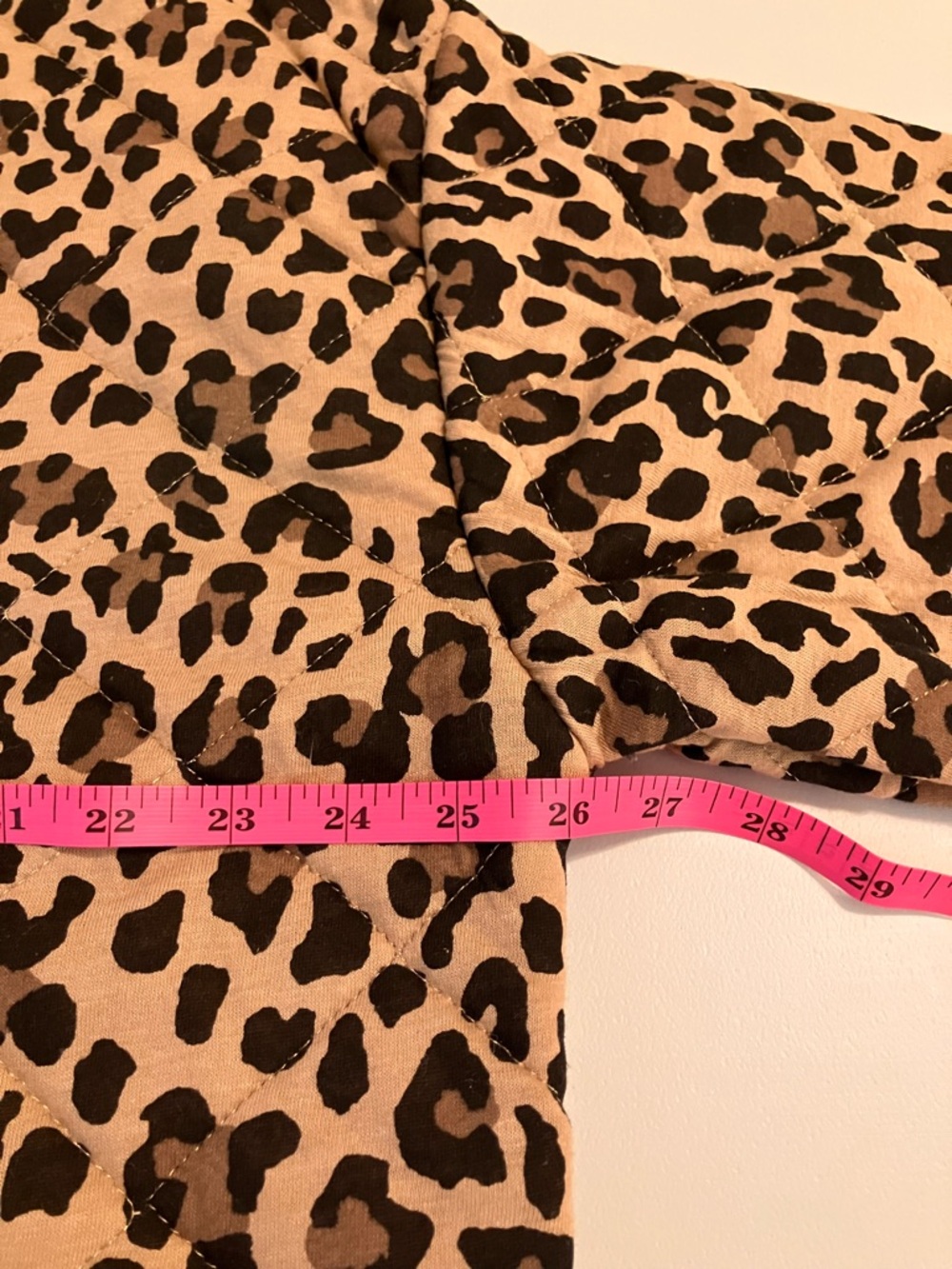 Kensie Quilted Puffer Light Spring Jacket Button-Up Leopard Cheetah Extra Large - Picture 12 of 14